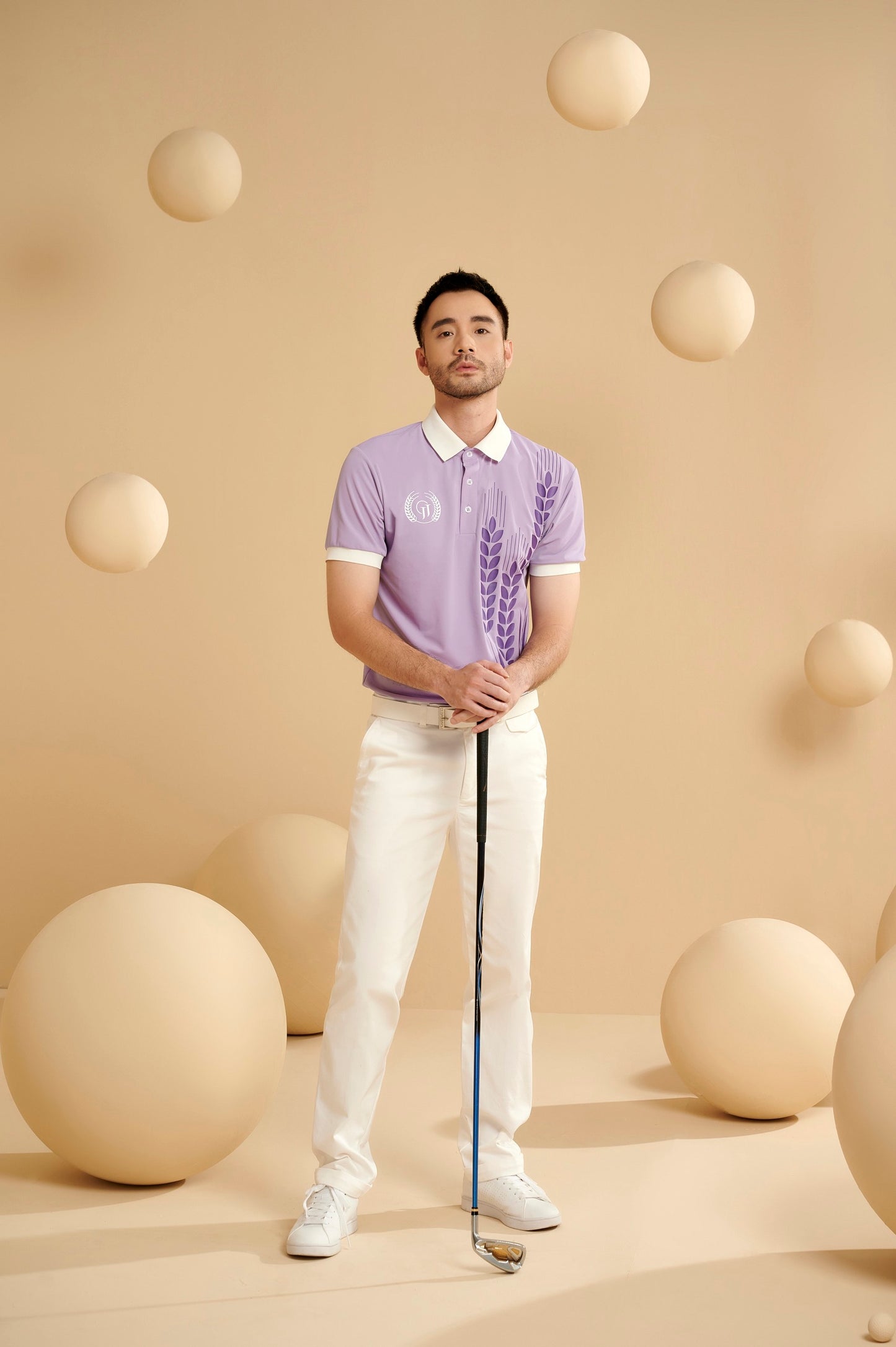 男士紫罗兰巴基 POLO 衫