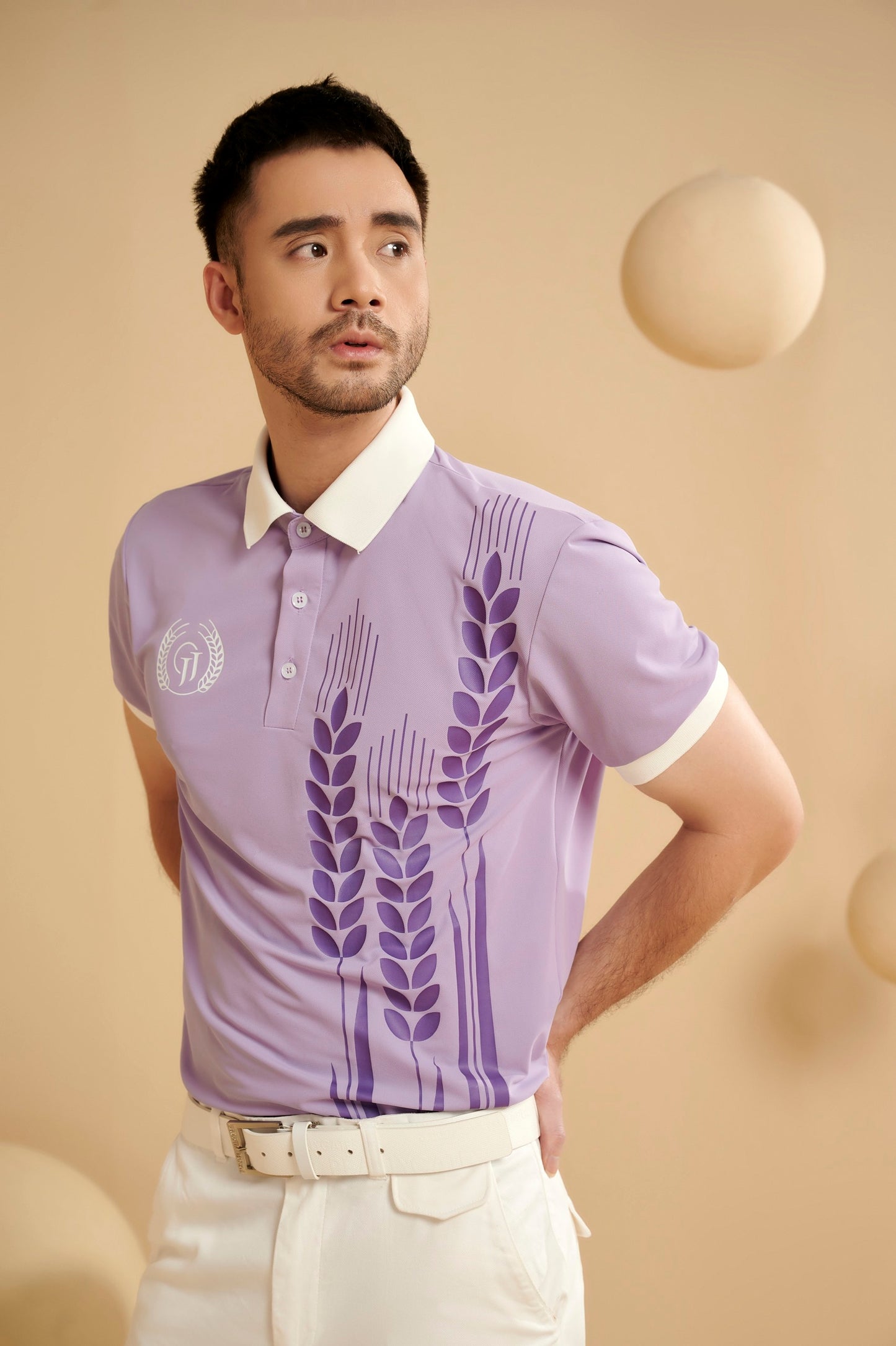 男士紫罗兰巴基 POLO 衫