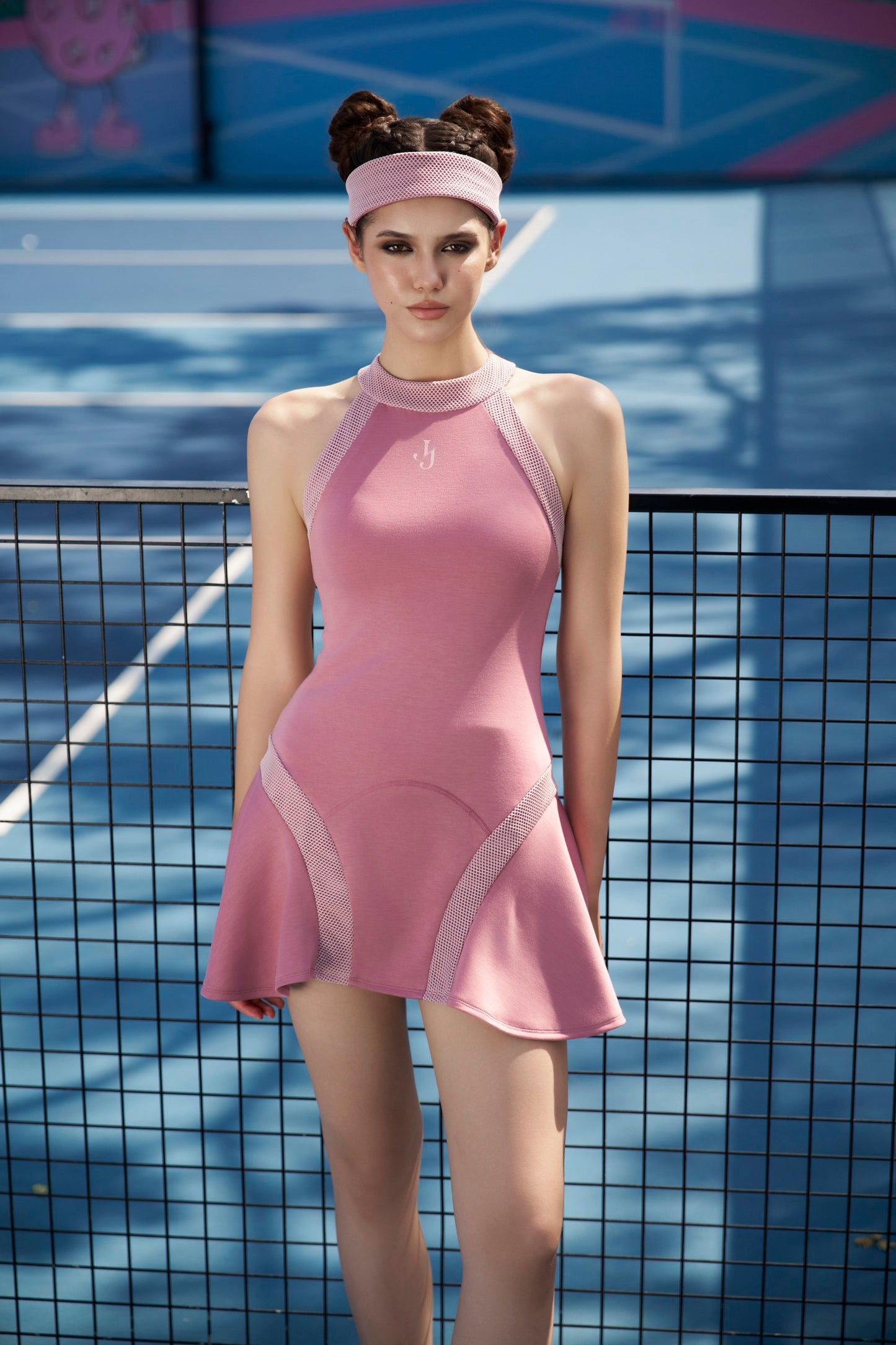 JJS ELEGANT SLEEVELESS DRESS_Pinkish Brown