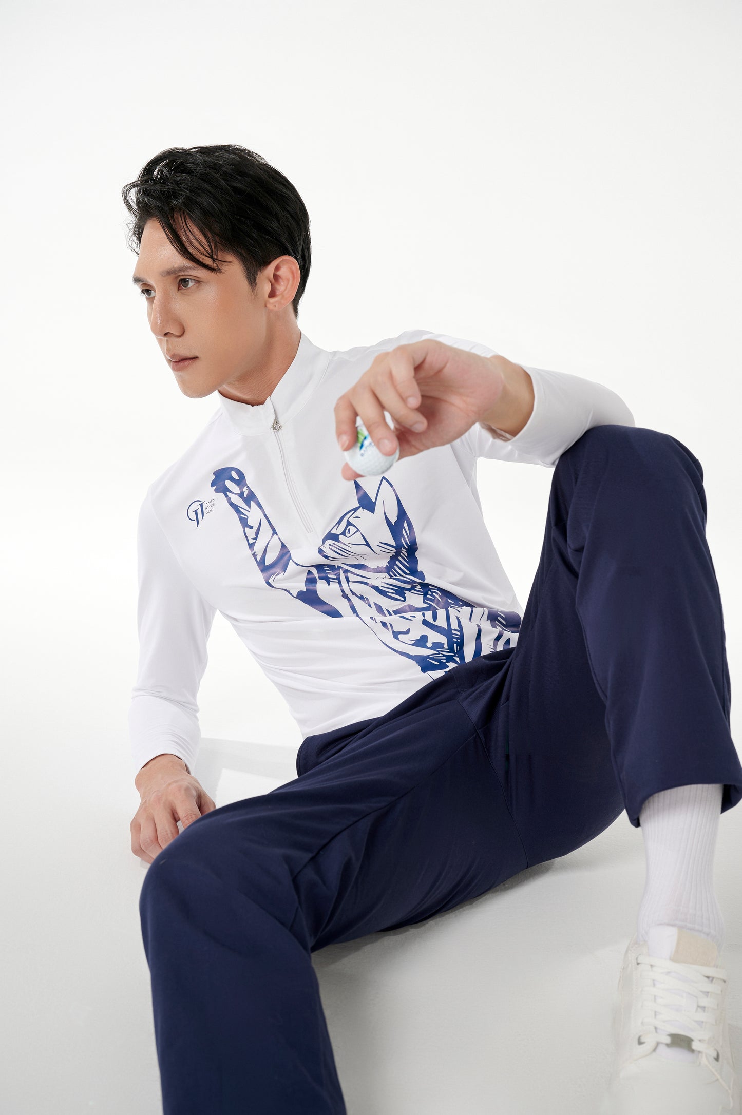 男士海军蓝 CAT 衬衫