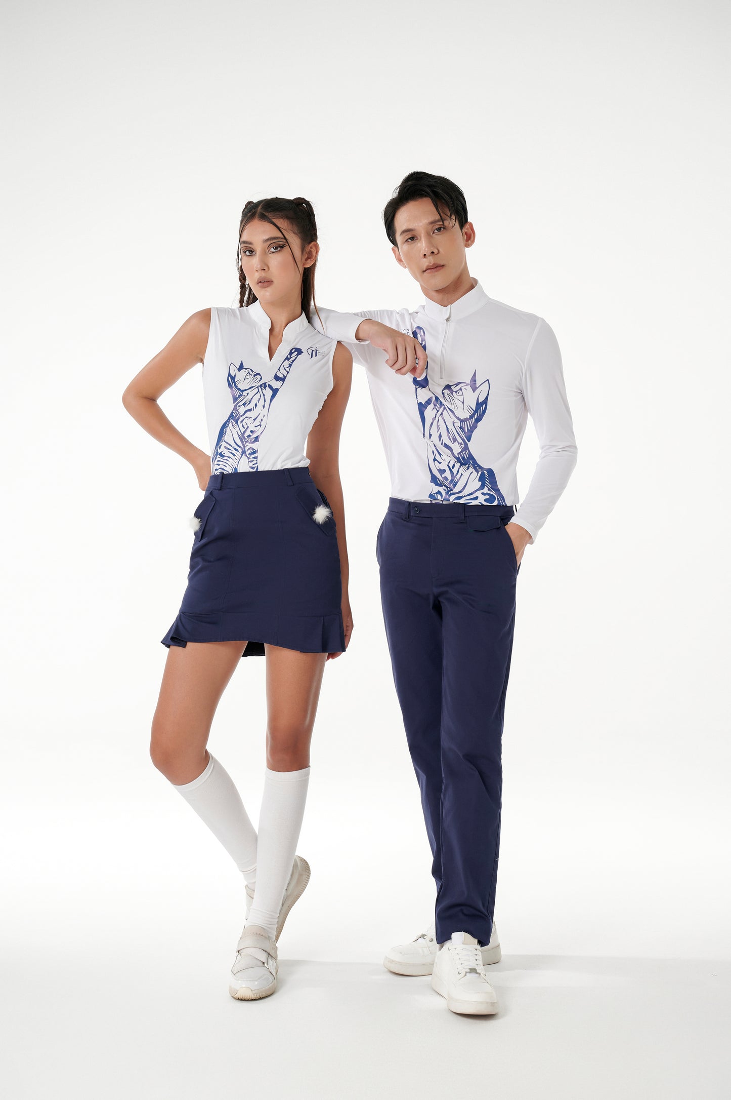女士 NAVY CAT 半身裙