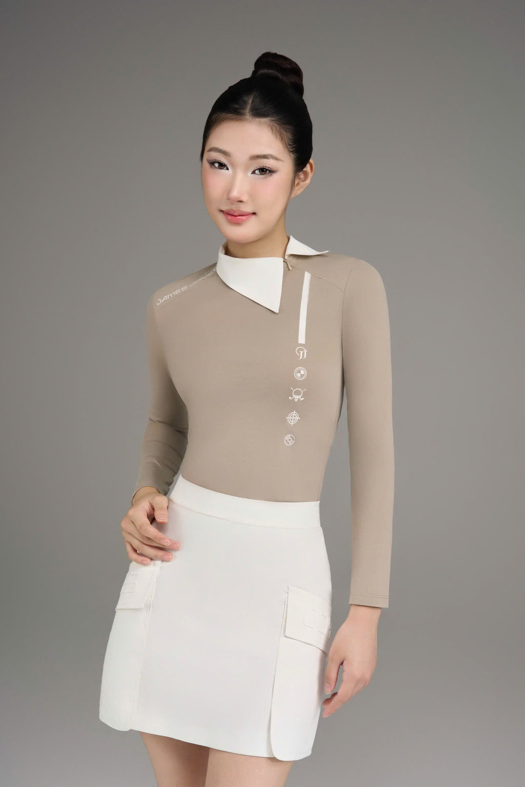 Ace Frame women Shirt_Brown