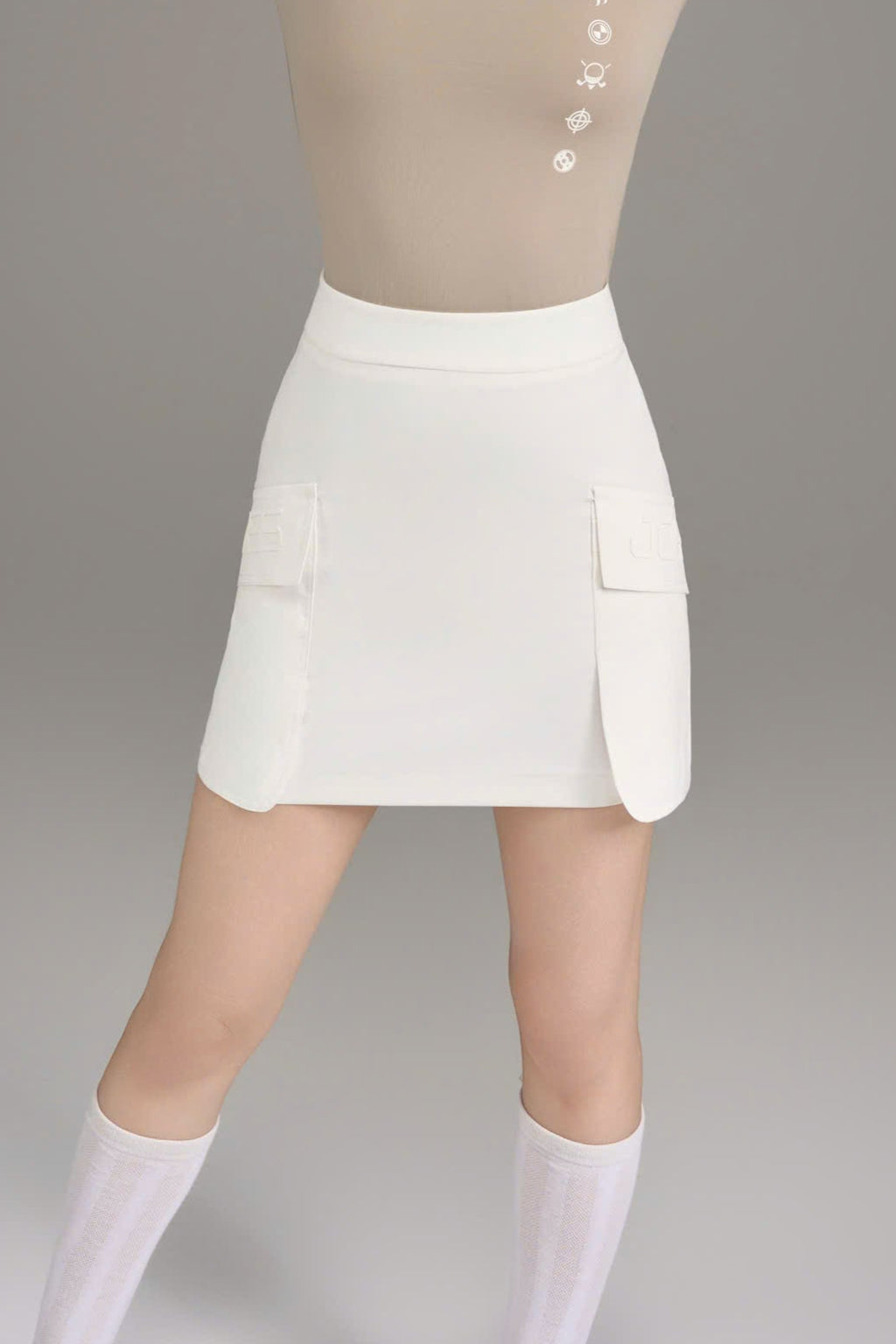 Ace Frame women Skirt_White