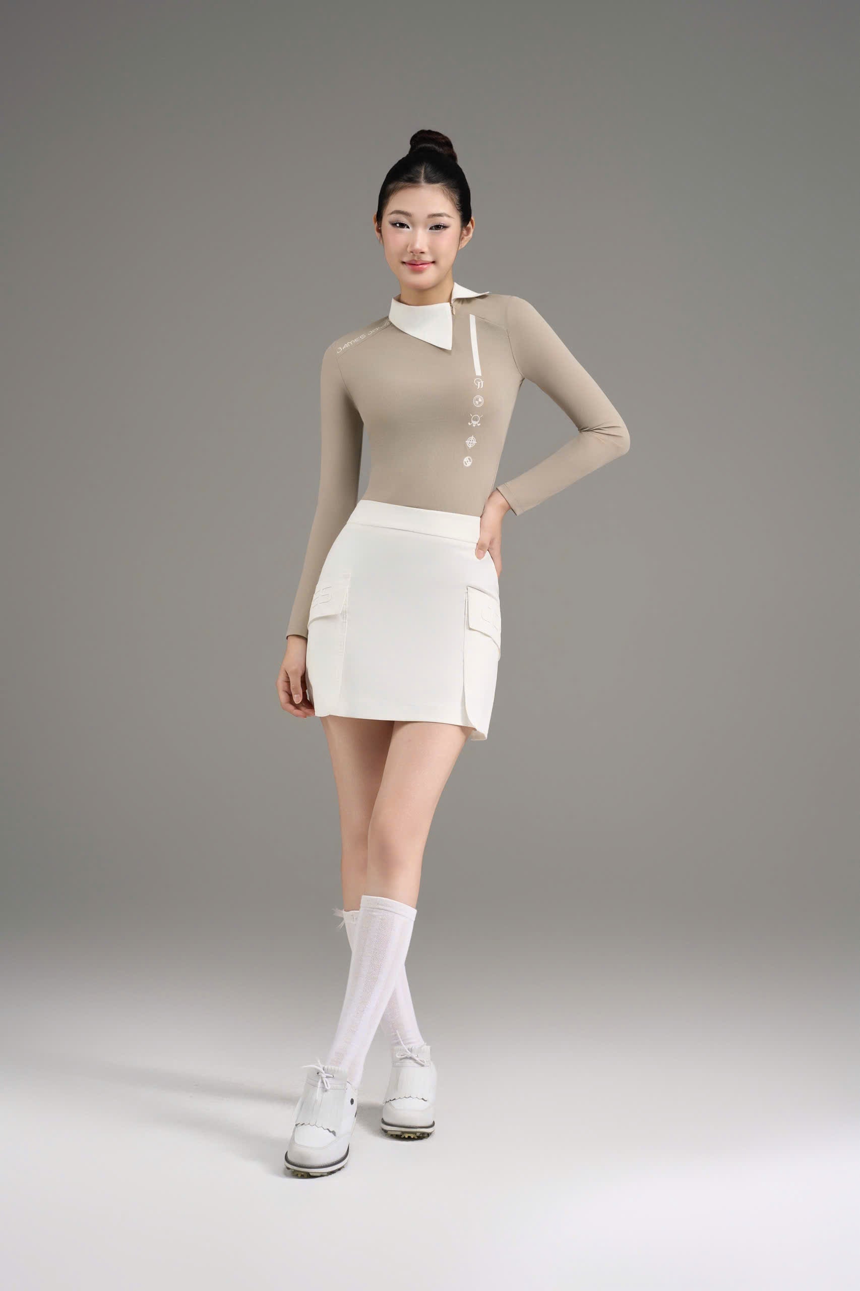 Ace Frame women Skirt_White