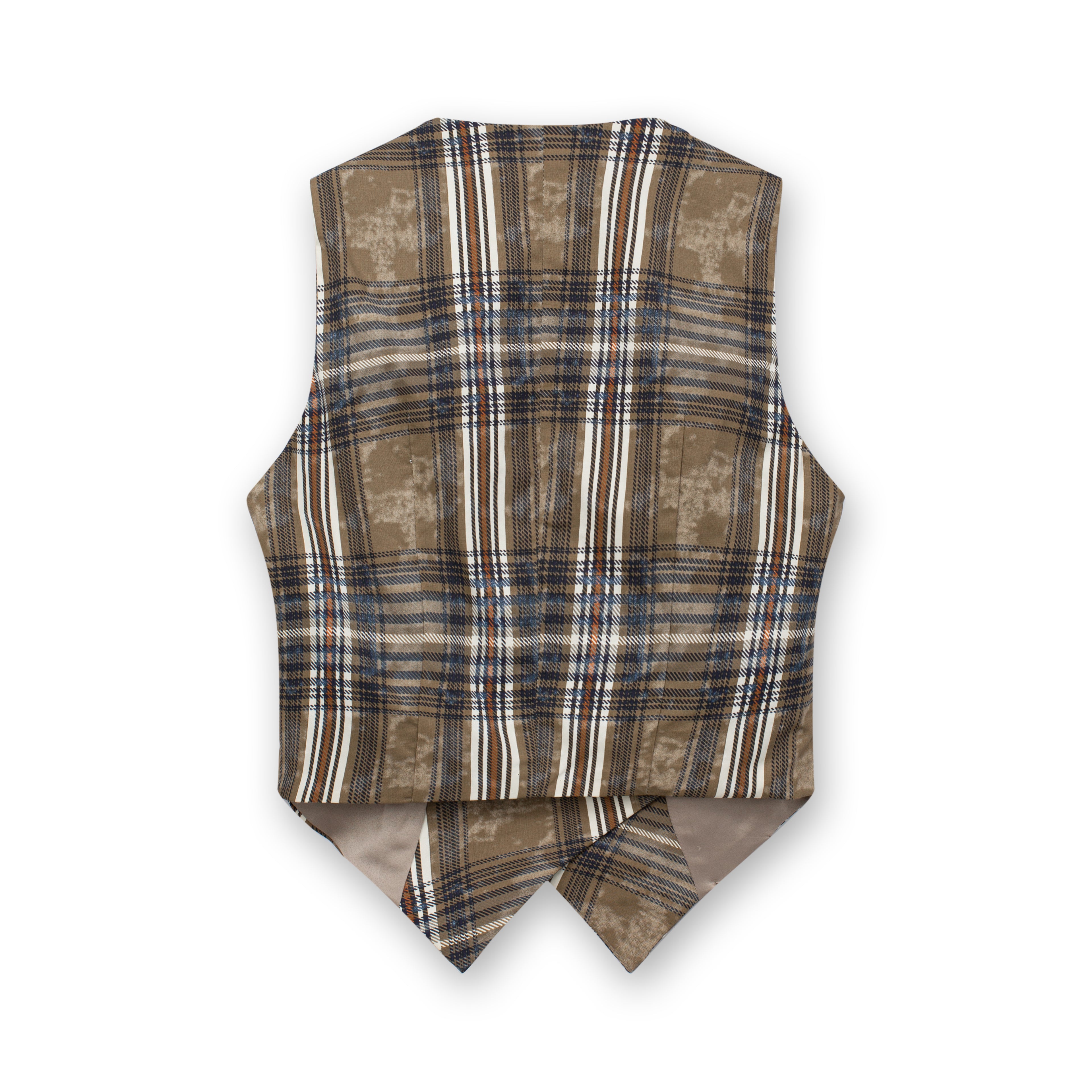Aero Stripe Vest_Brown, Beige