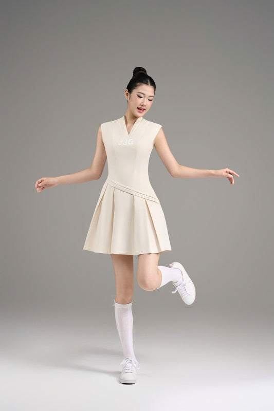 Beige Poise Dress