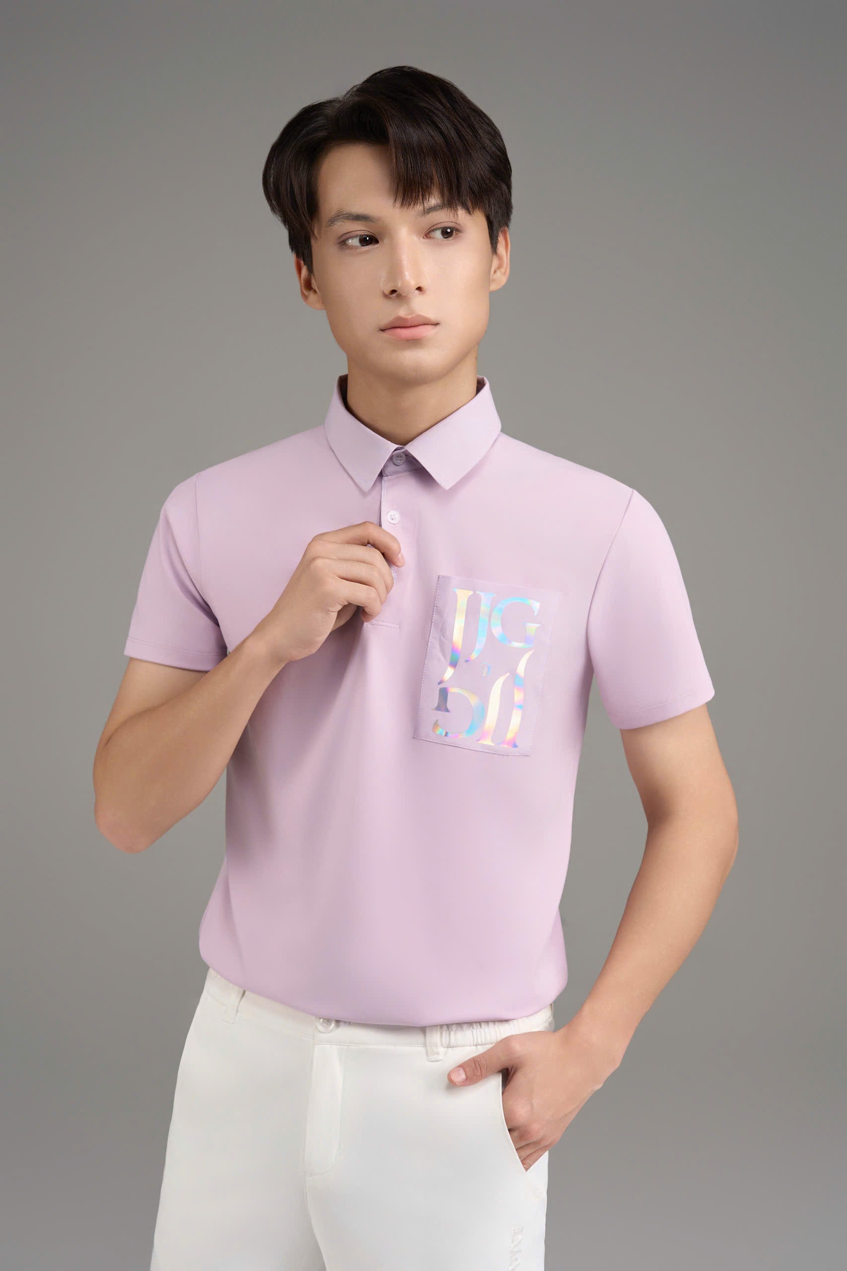 Cosmo Men Polo_Lavender