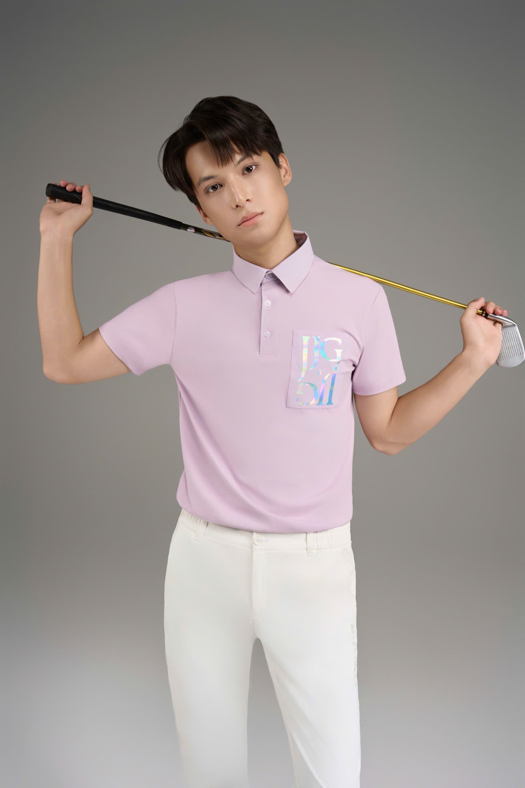 Cosmo Men Polo_Lavender