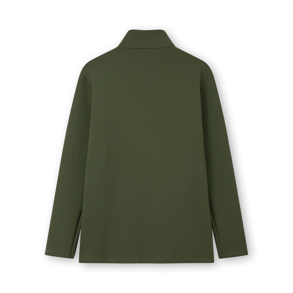 Curve Motion Top_Moss Green