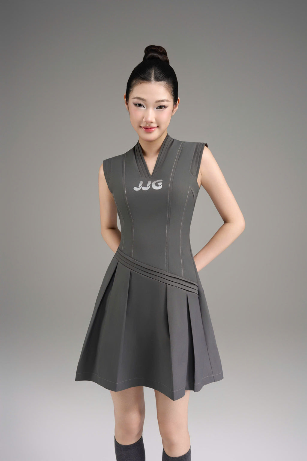 Grey Poise Dress