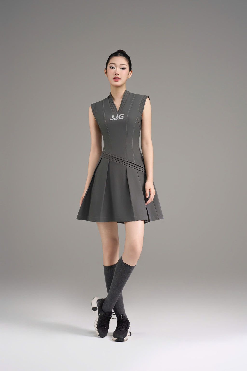 Grey Poise Dress