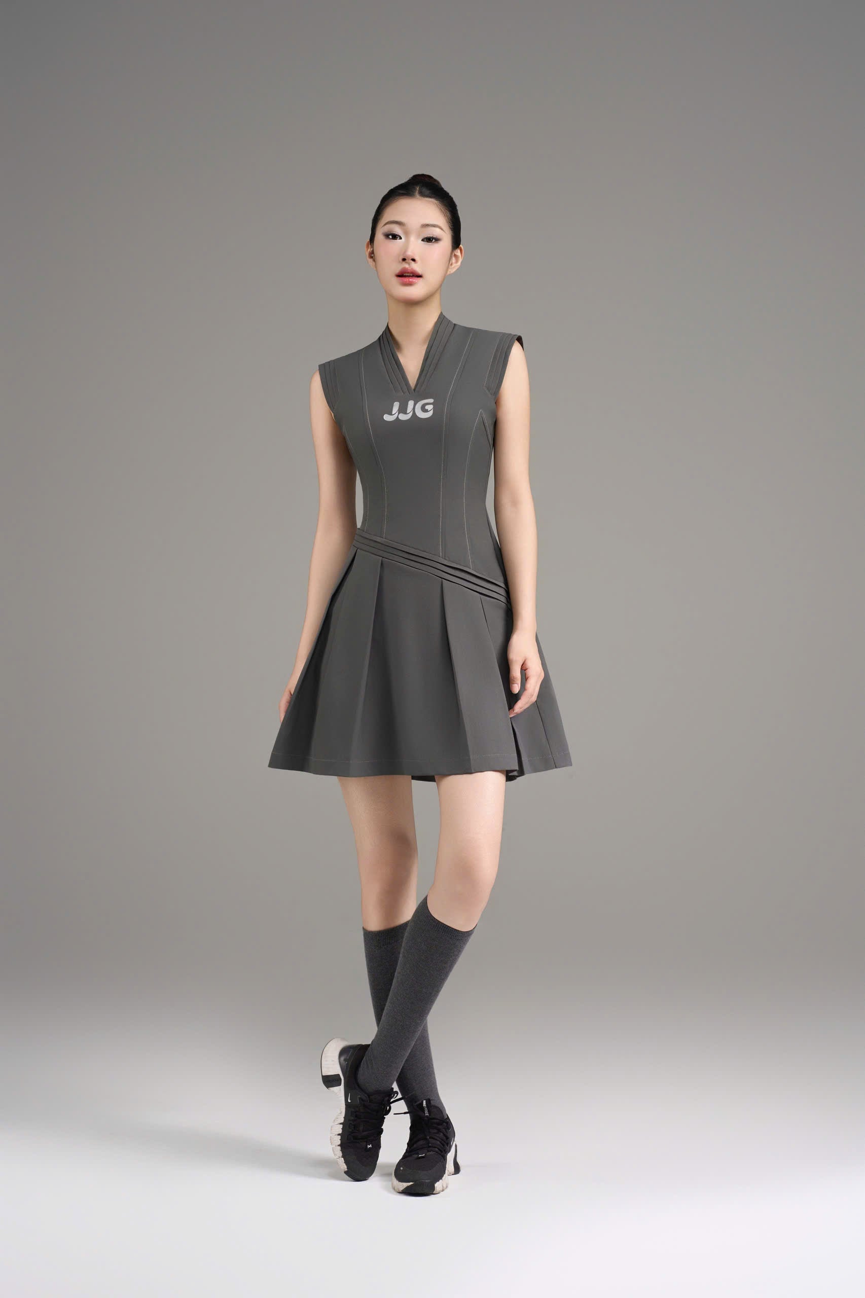 Grey Poise Dress