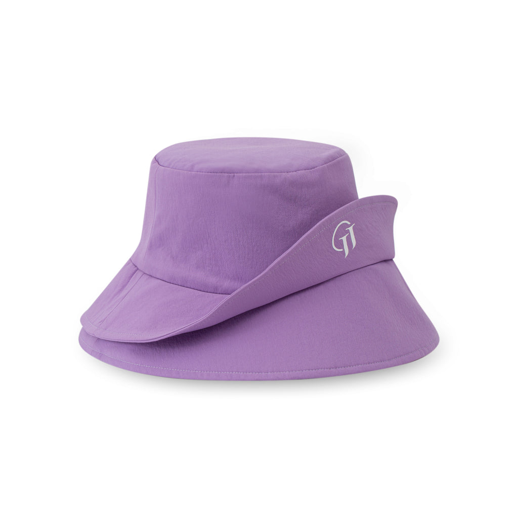 Women Scallop Violet Hat