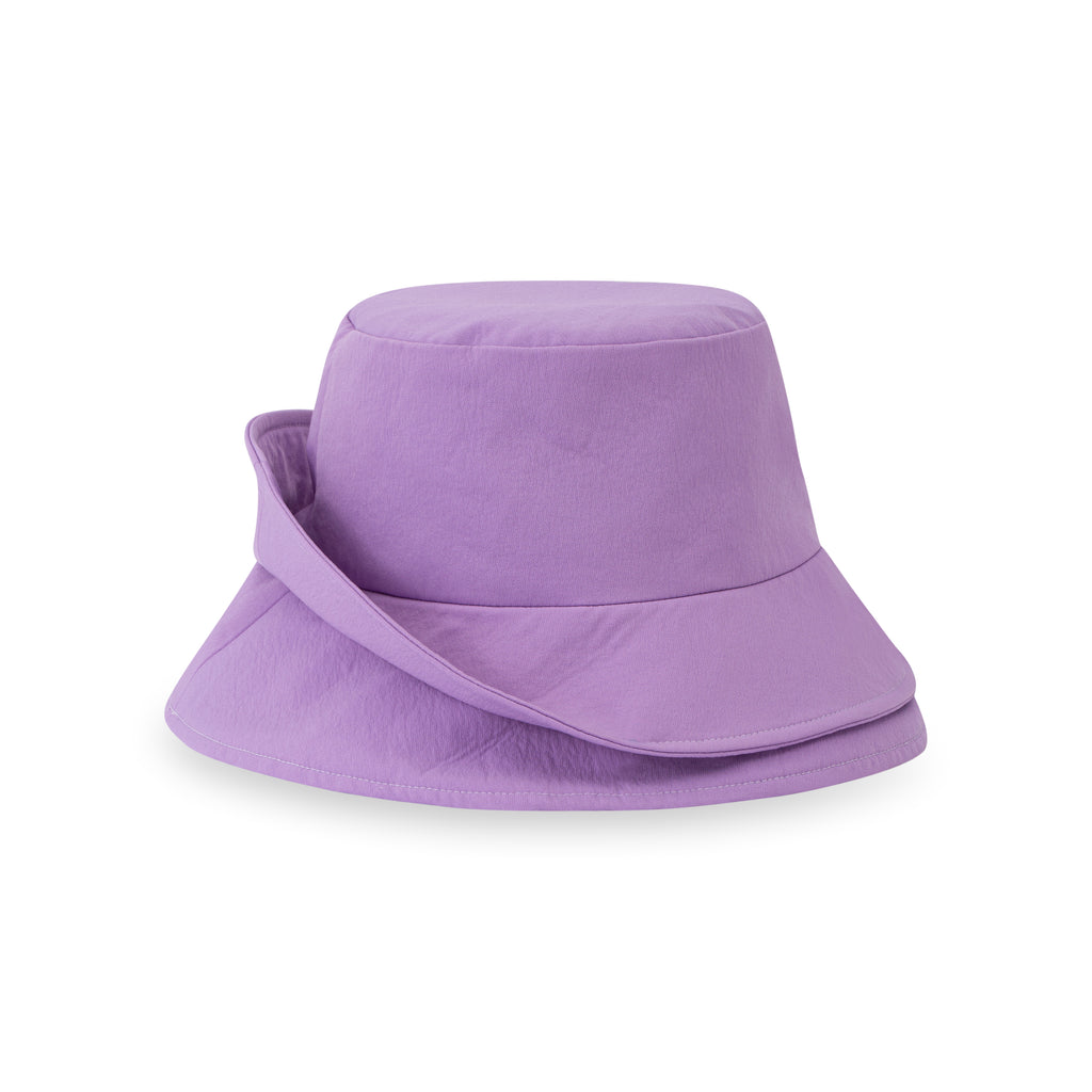 Women Scallop Violet Hat