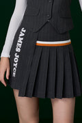 J Grey Pleated Skirt