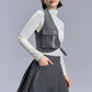 Slant Pleated skirt_Grey