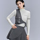 One-shoulder top_Grey