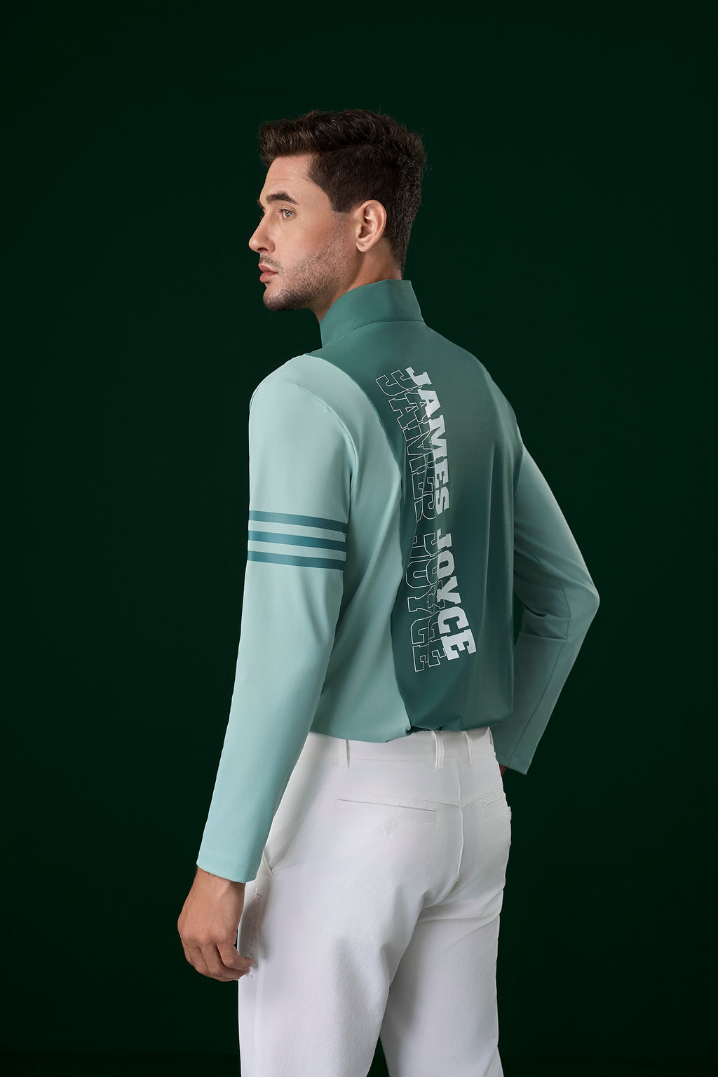 청록색 남성 셔츠