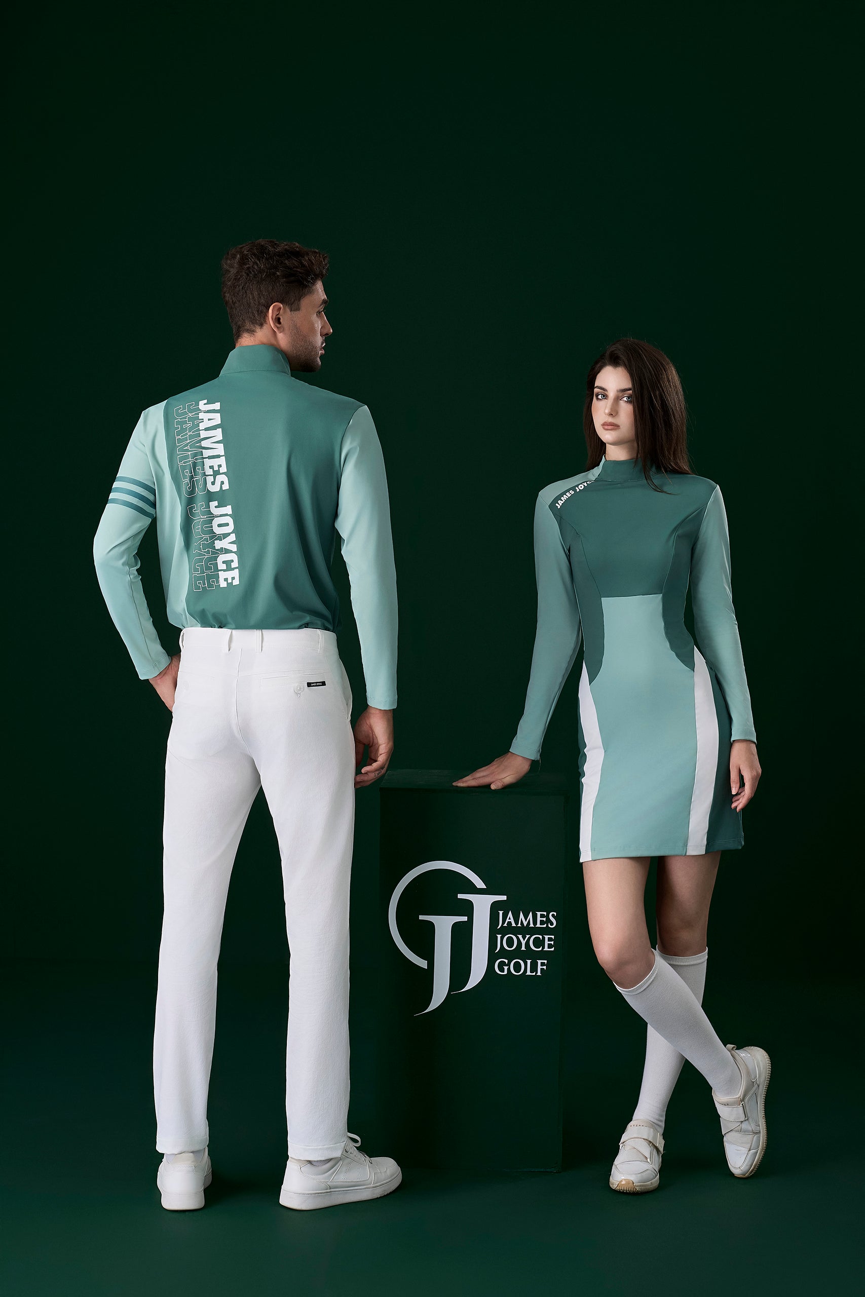 청록색 남성 셔츠