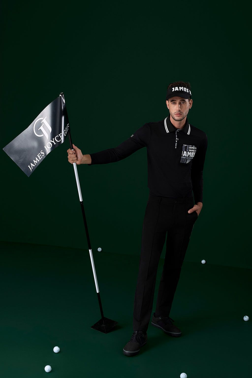 男士 MATRIX 黑色衬衫