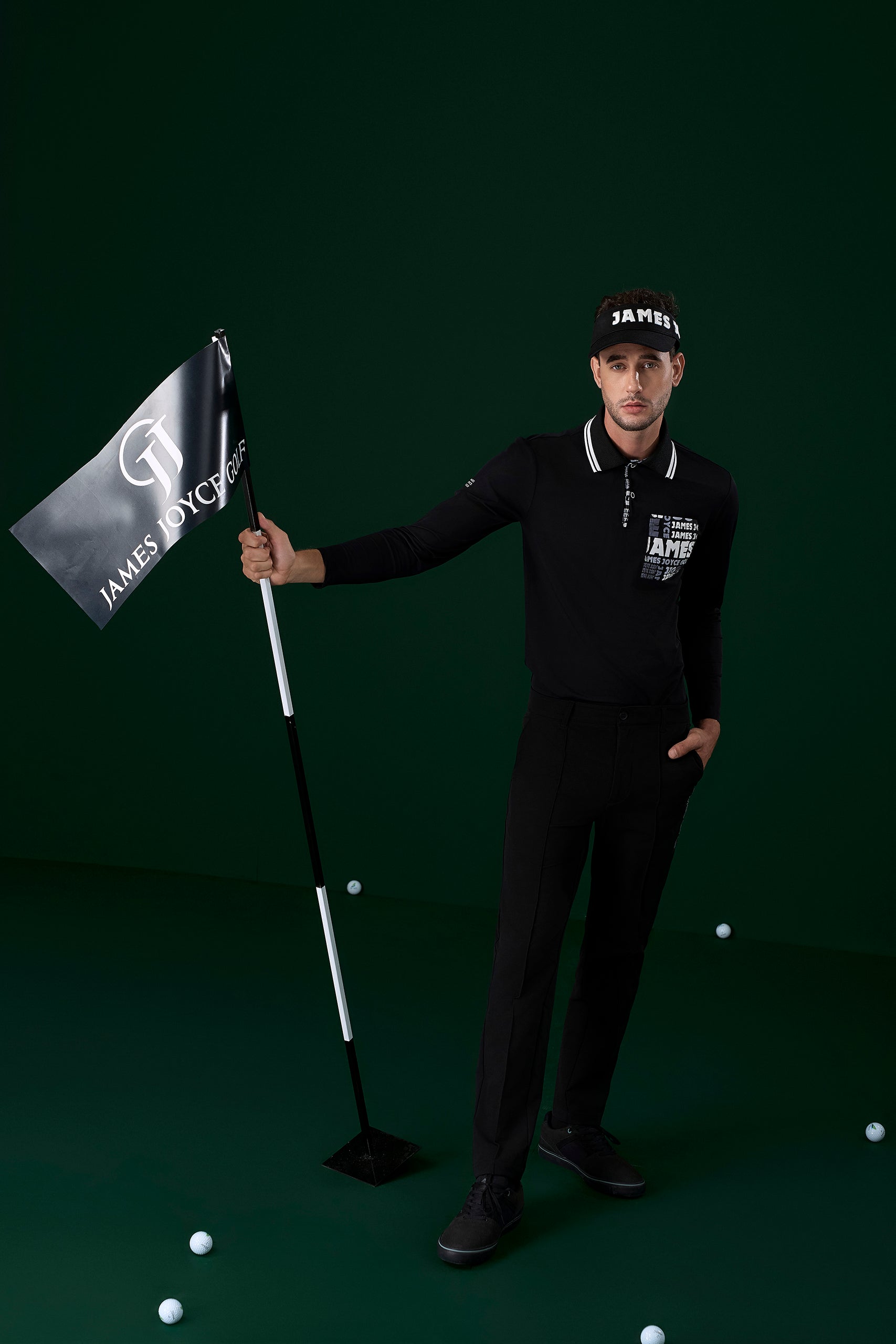 男士 MATRIX 黑色衬衫