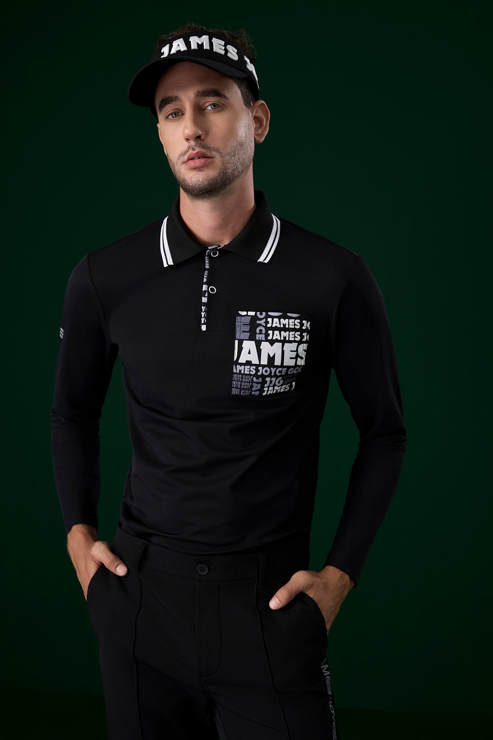 男士 MATRIX 黑色衬衫