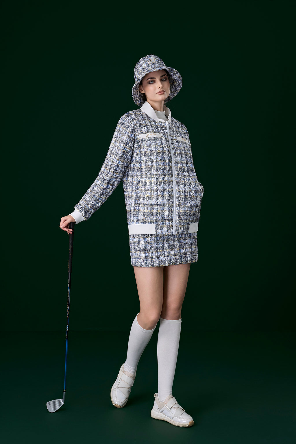 【套装特价】绗缝鸣叫夹克套装+帽子