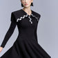 Sailor Check Dress_Black