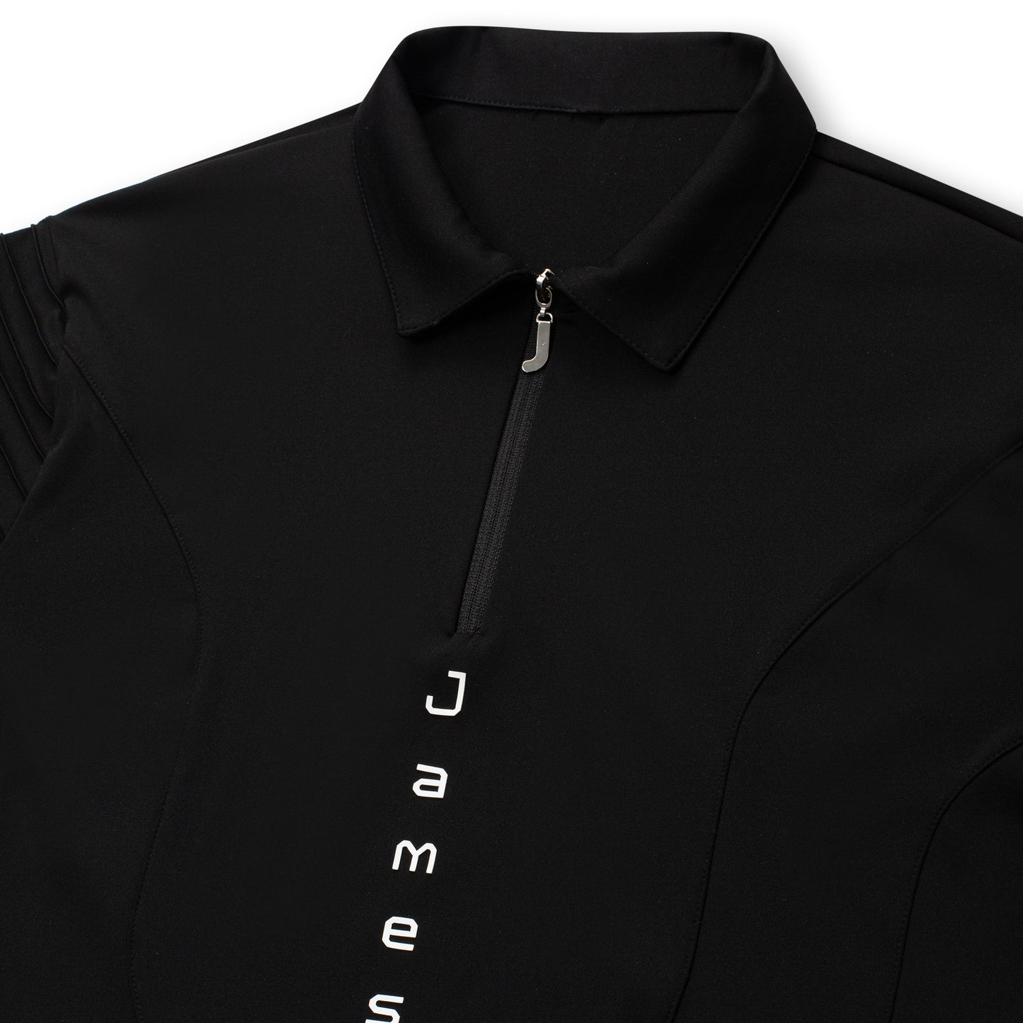 Majestic Ribbed Polo_Black