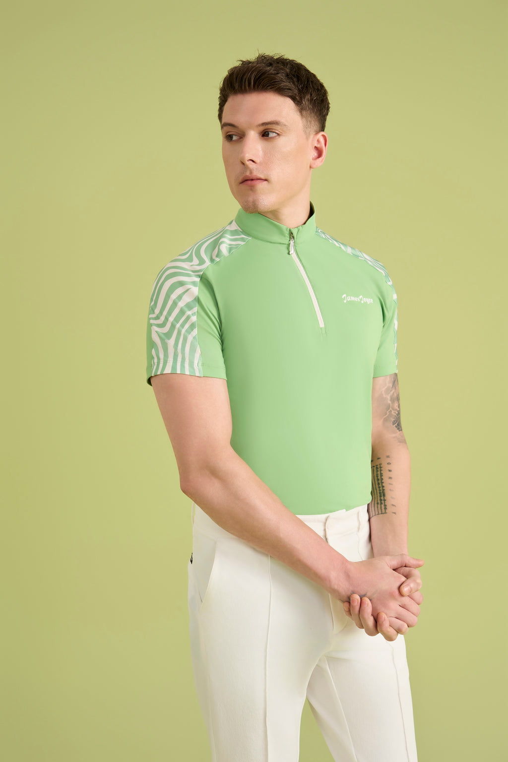 Men Mable Avocado Green Shirt