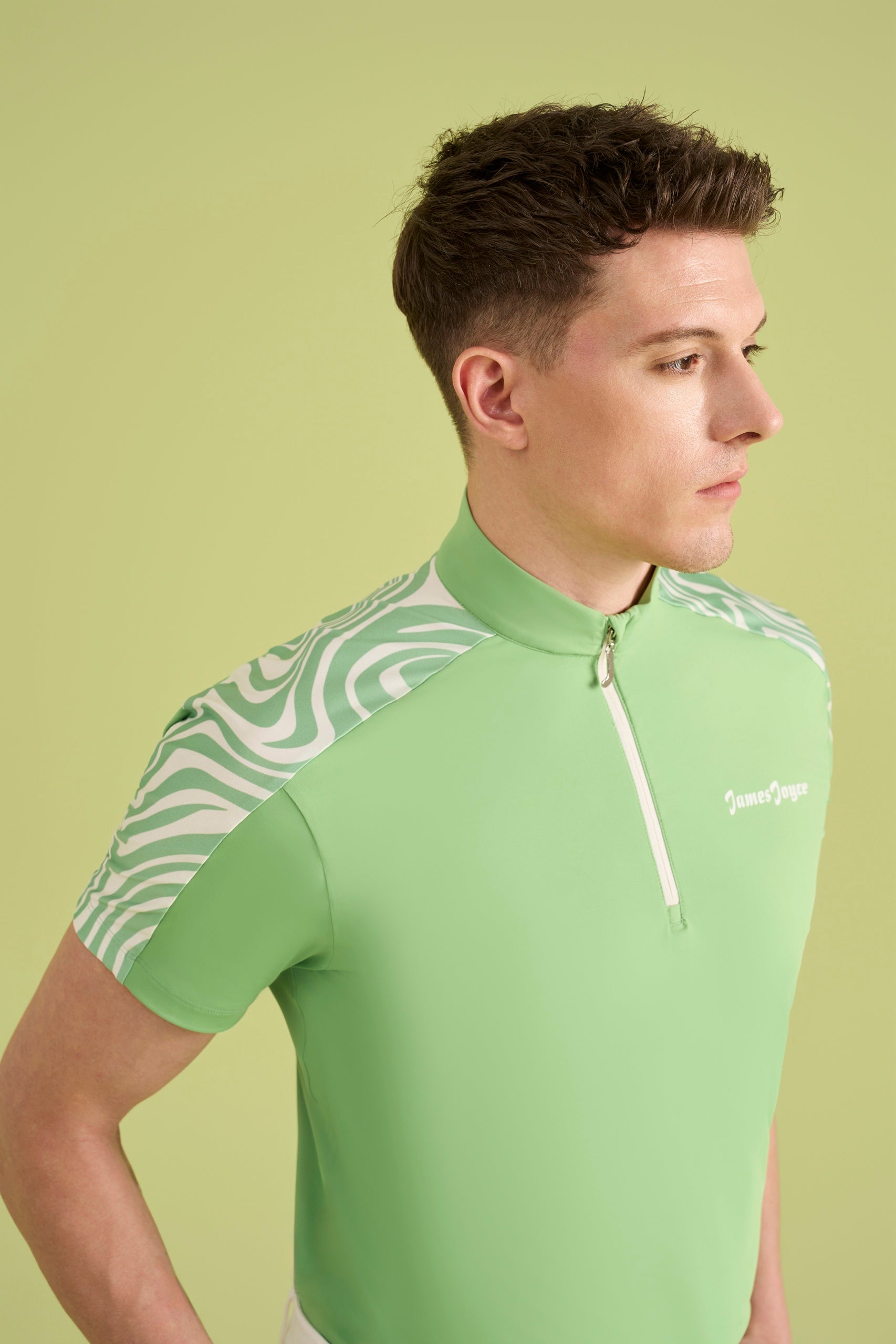 Men Mable Avocado Green Shirt