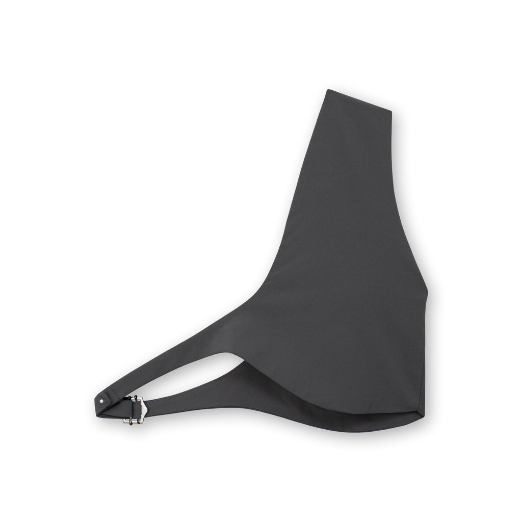 One-shoulder top_Gray