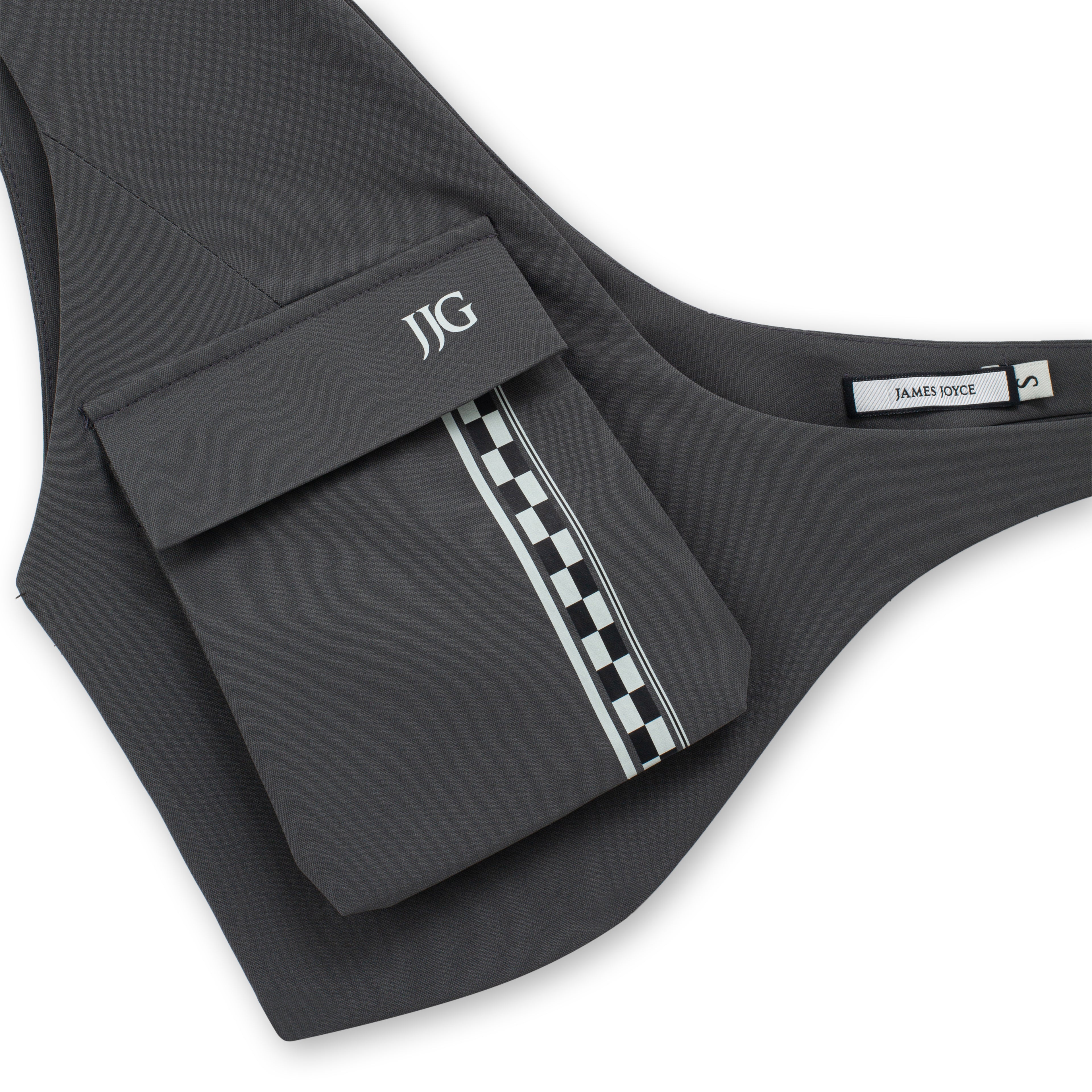 One-shoulder top_Gray