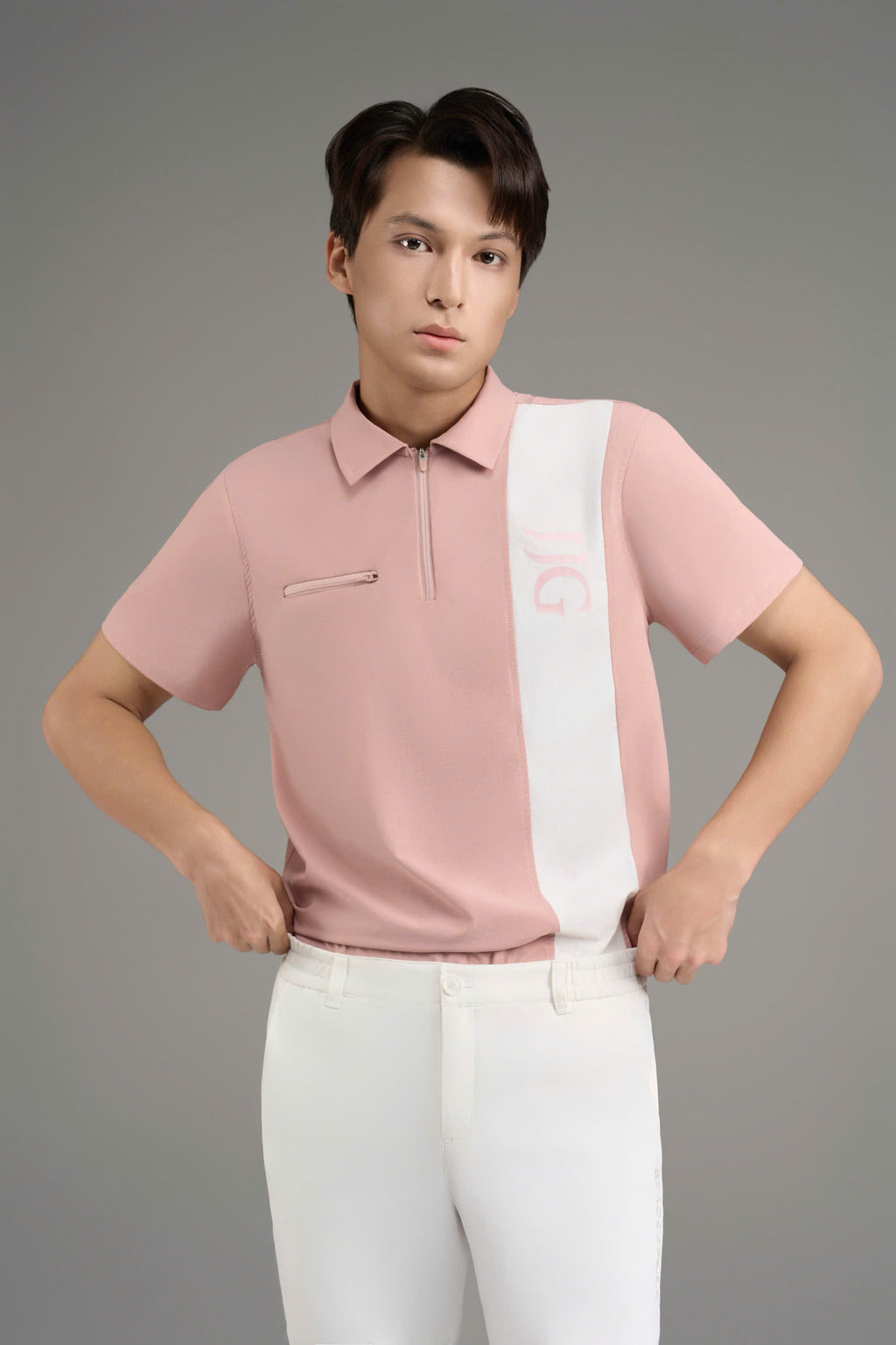 Orbit men polo_Blush Pink
