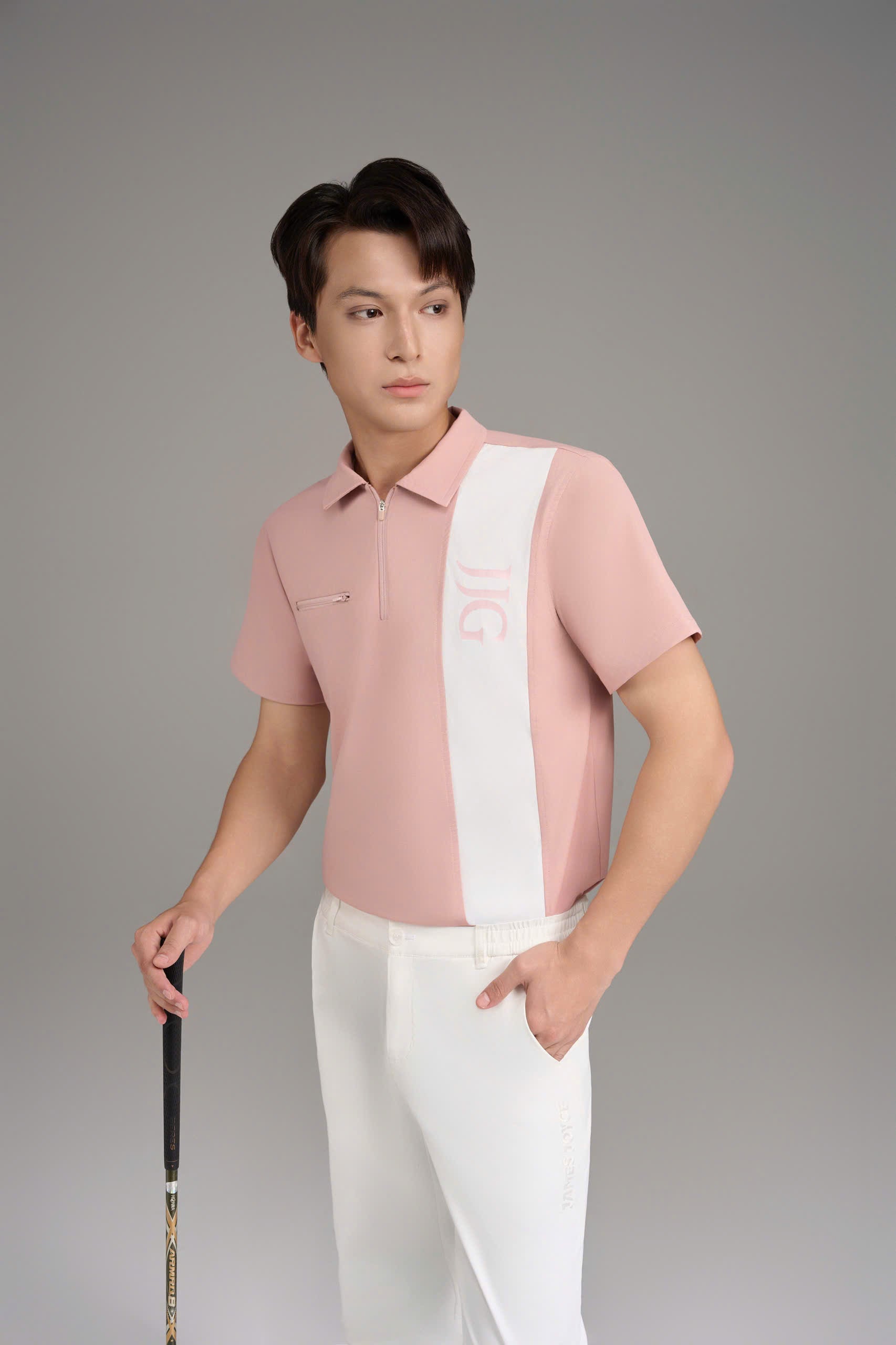 Orbit men polo_Blush Pink