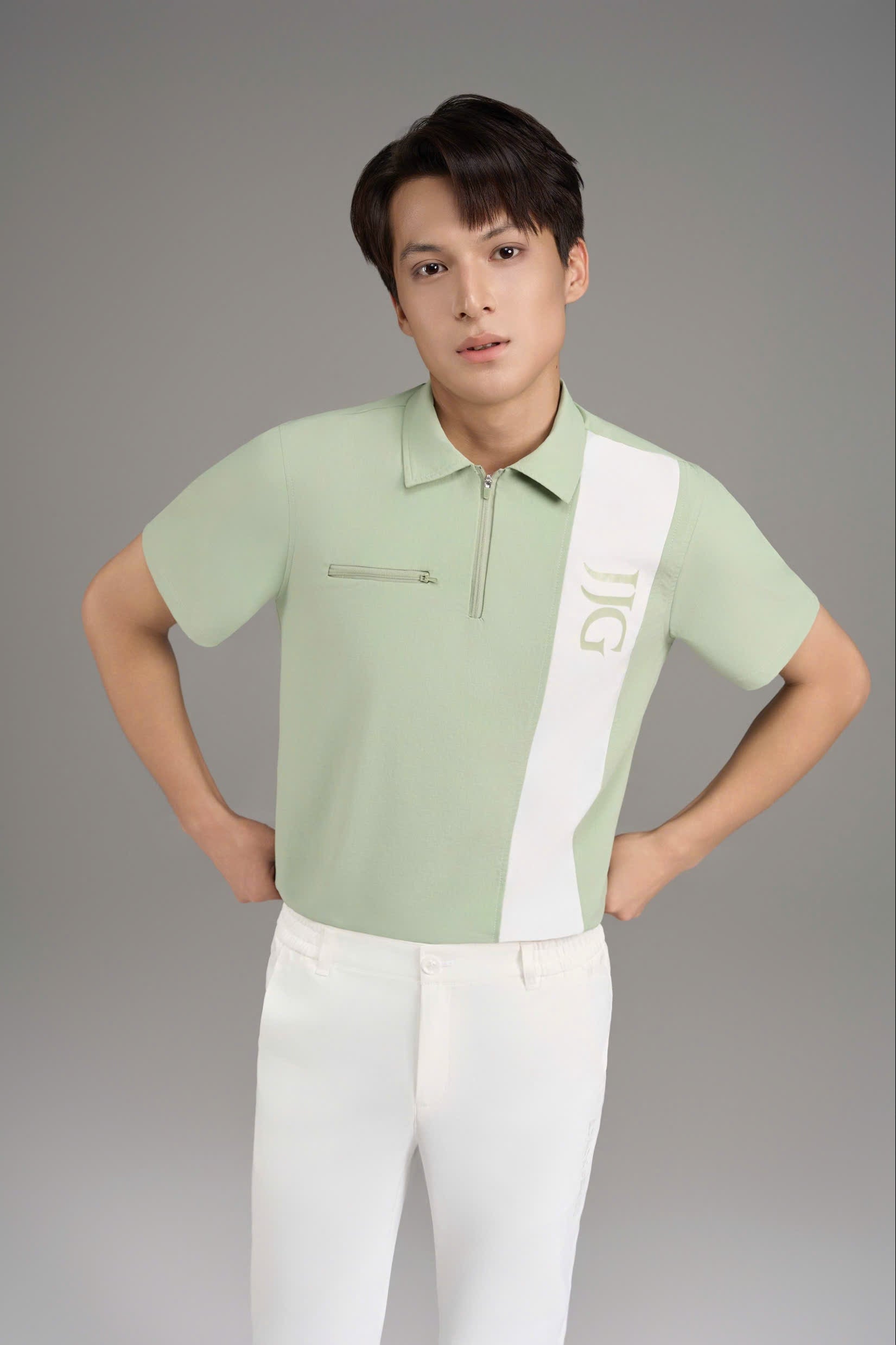 Orbit men polo_Matcha