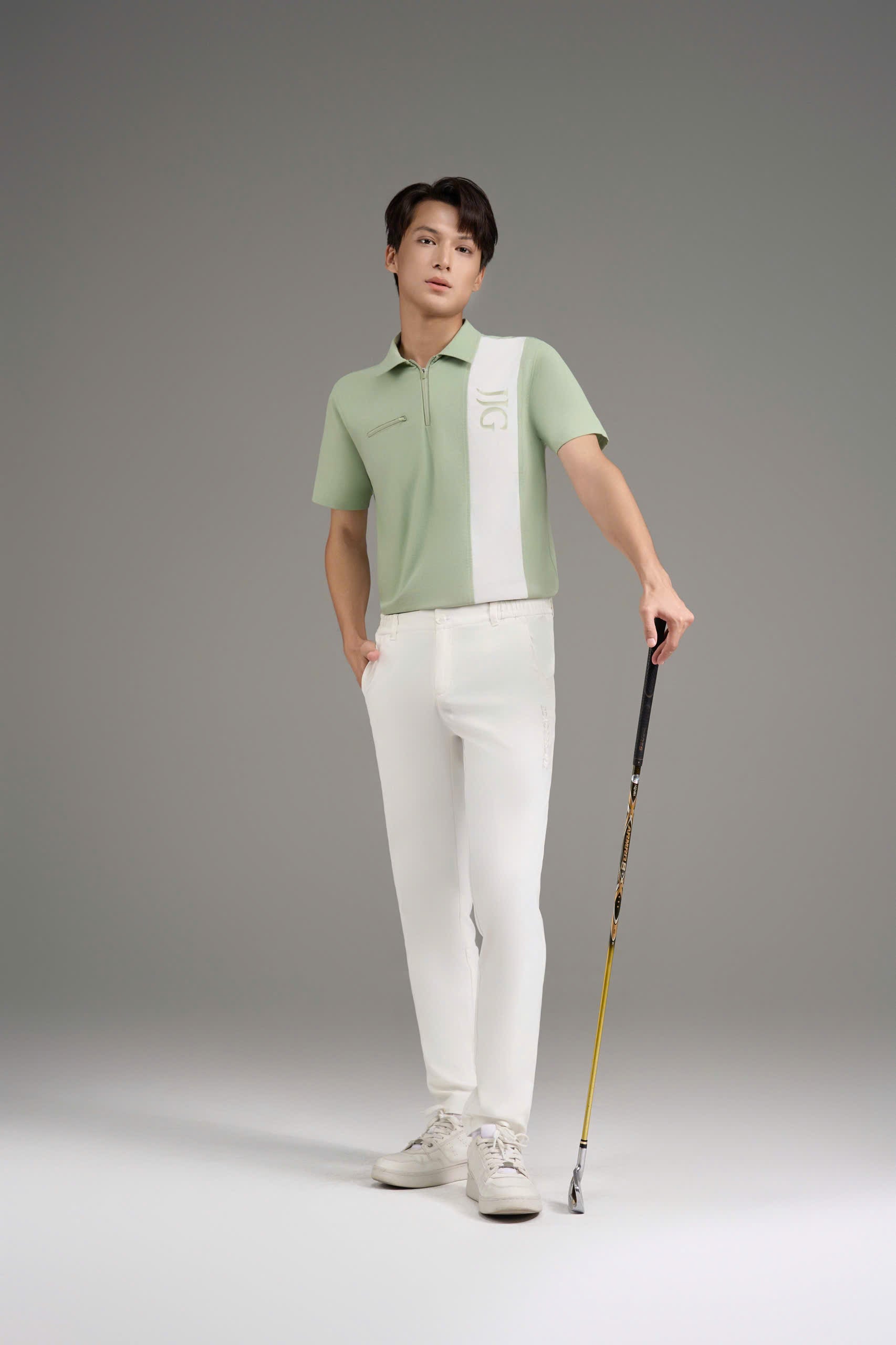 Orbit men polo_Matcha