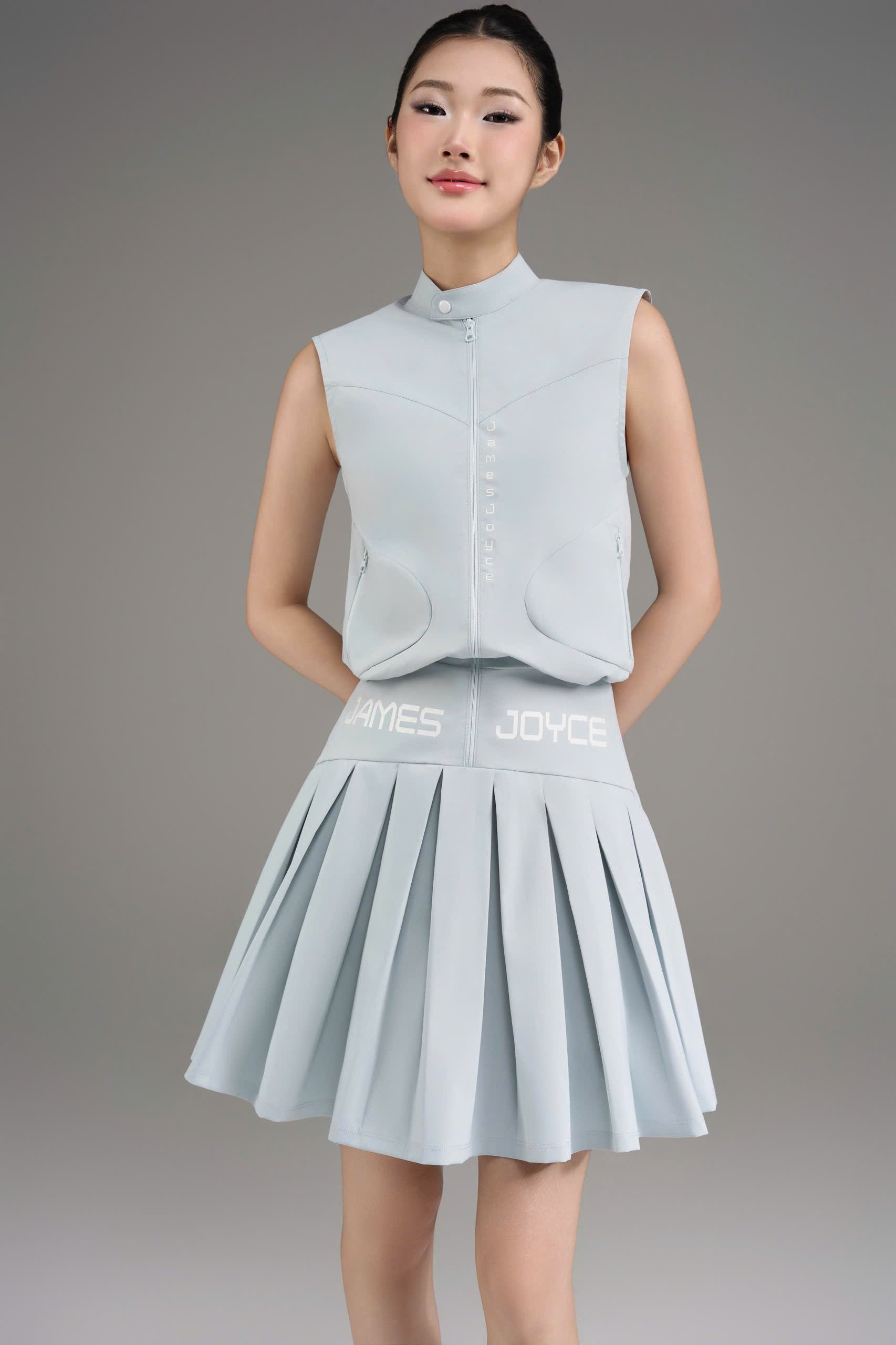 Silver Motion Dress_Midnight Blue