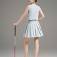 Silver Motion Dress_Midnight Blue