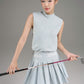 Silver Motion Dress_Midnight Blue