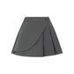 Slant Pleated skirt_Gray