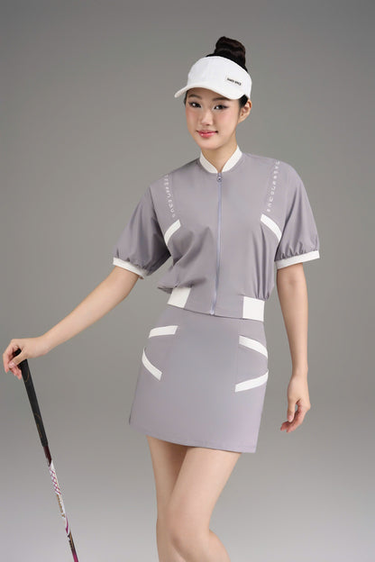 Swing Petal Skirt_Grey