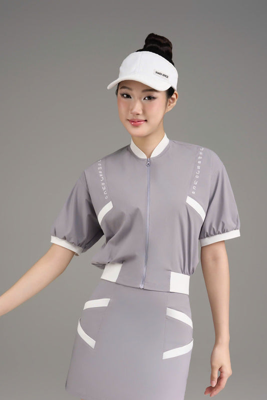 Swing Petal top_Grey