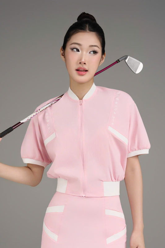 Swing Petal top_Milky Piink