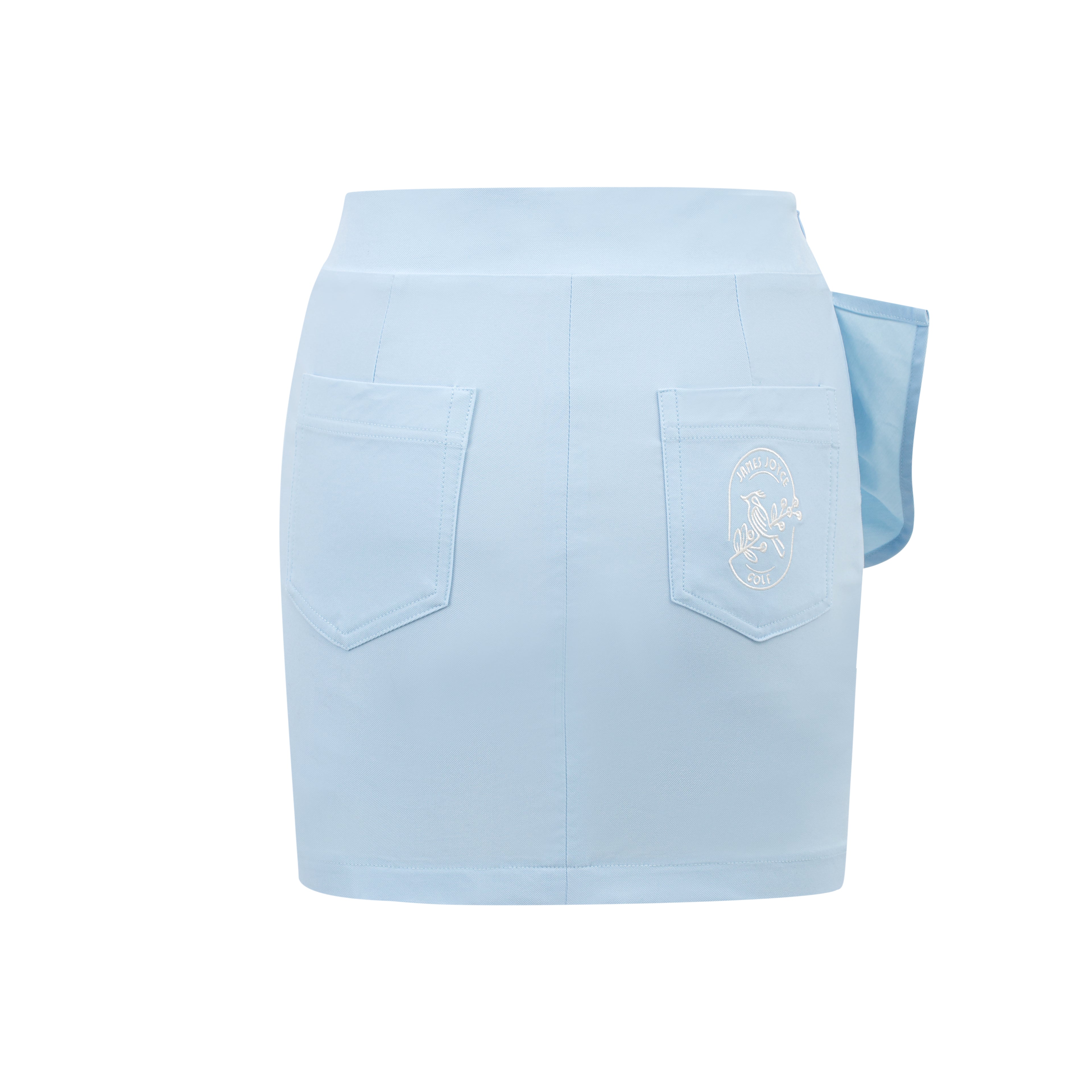 Women Sky Blue Bow Skirt