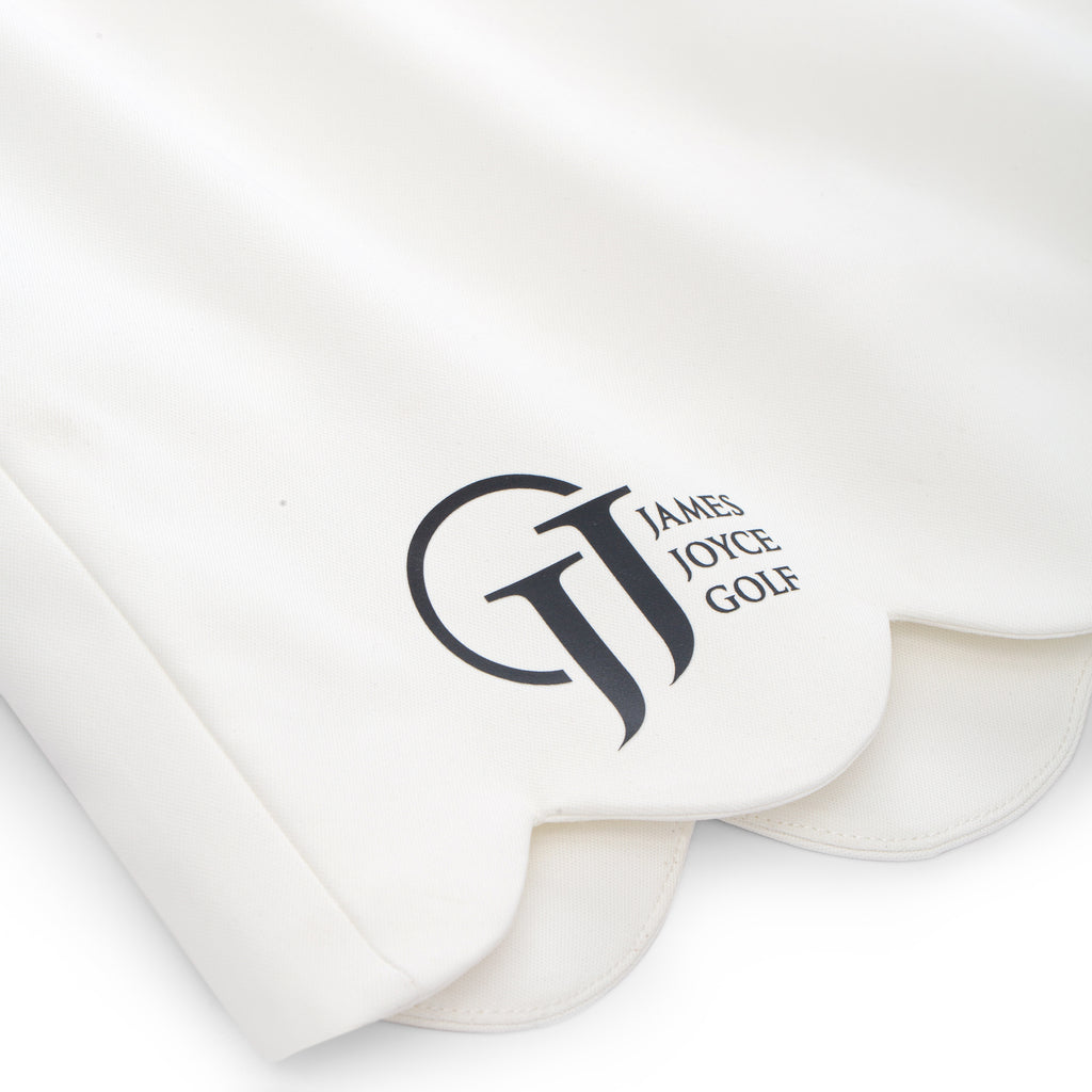 Women Scallop White Skirt
