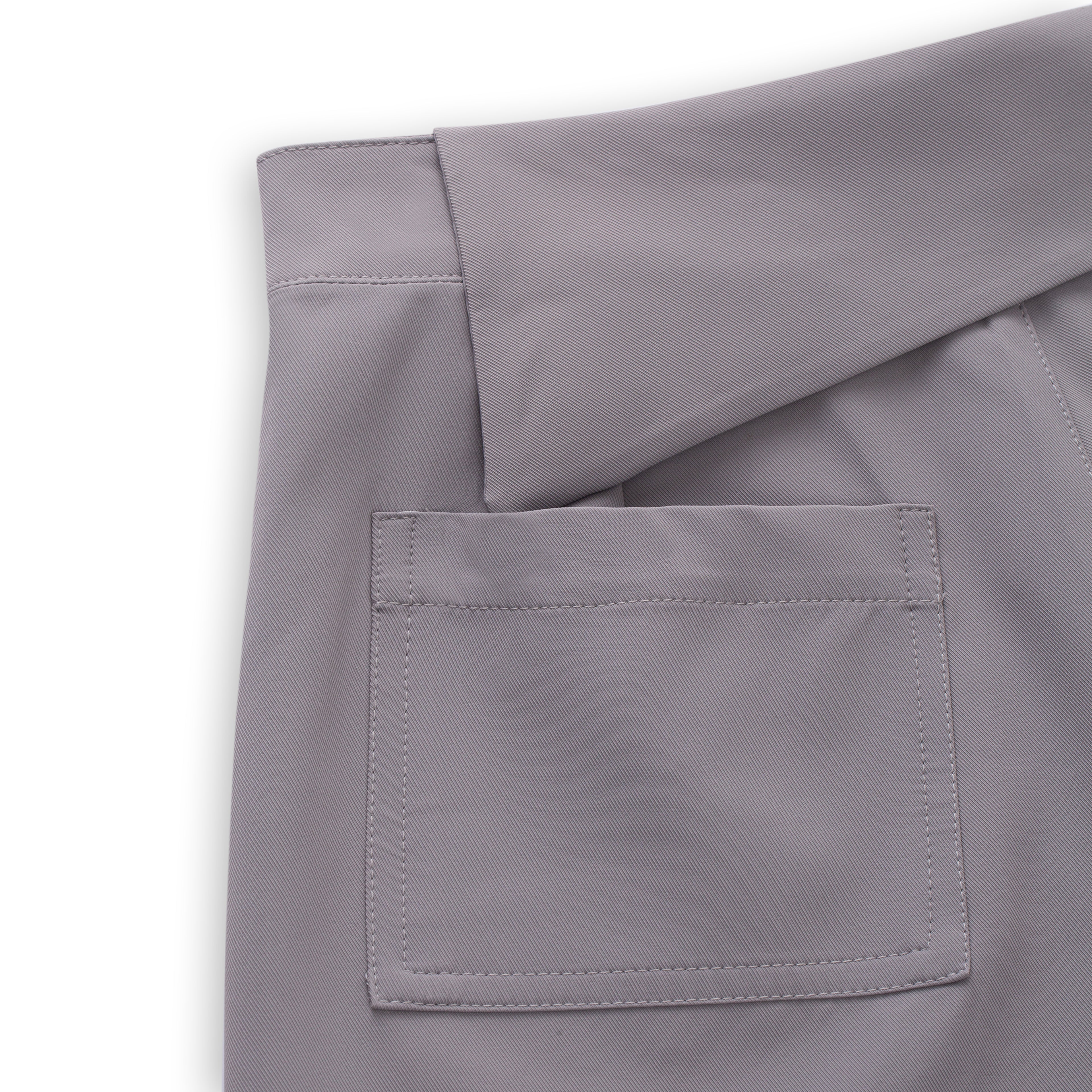 Women Embroidered Grey Skort