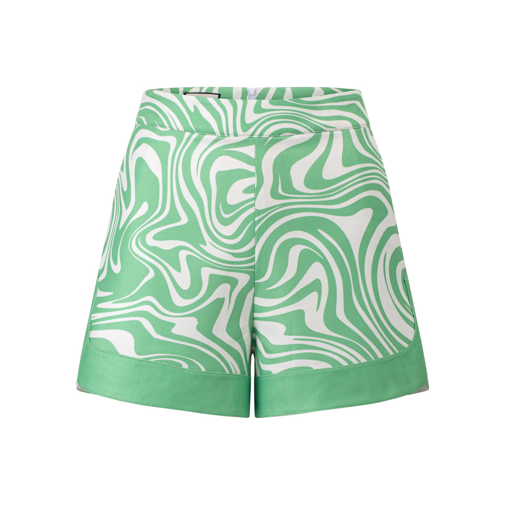[Set Special]Women Mable Avocado Green Shirt & Women Mable Avocado Green Shorts & Hat