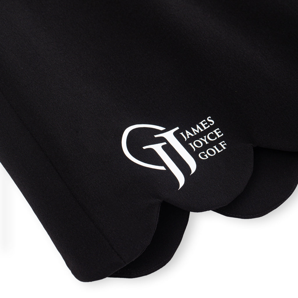 Women Scallop Black Skirt