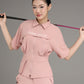 Peplum Sporty Blouse_Matcha